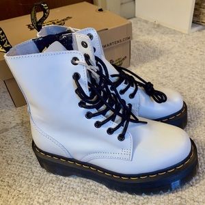 White Jadon Doc Martens - Women’s Size 6